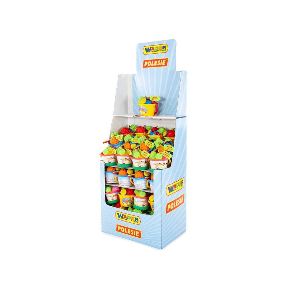 Galetuse nisip + accesorii, 63 buc/display, Polesie [4]