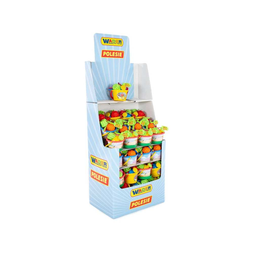 Galetuse nisip + accesorii, 63 buc/display, Polesie [6]