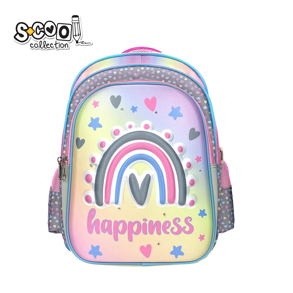 Ghiozdan 3D cu led HAPPINESS, 40x32x19.5 cm - S-COOL [1]