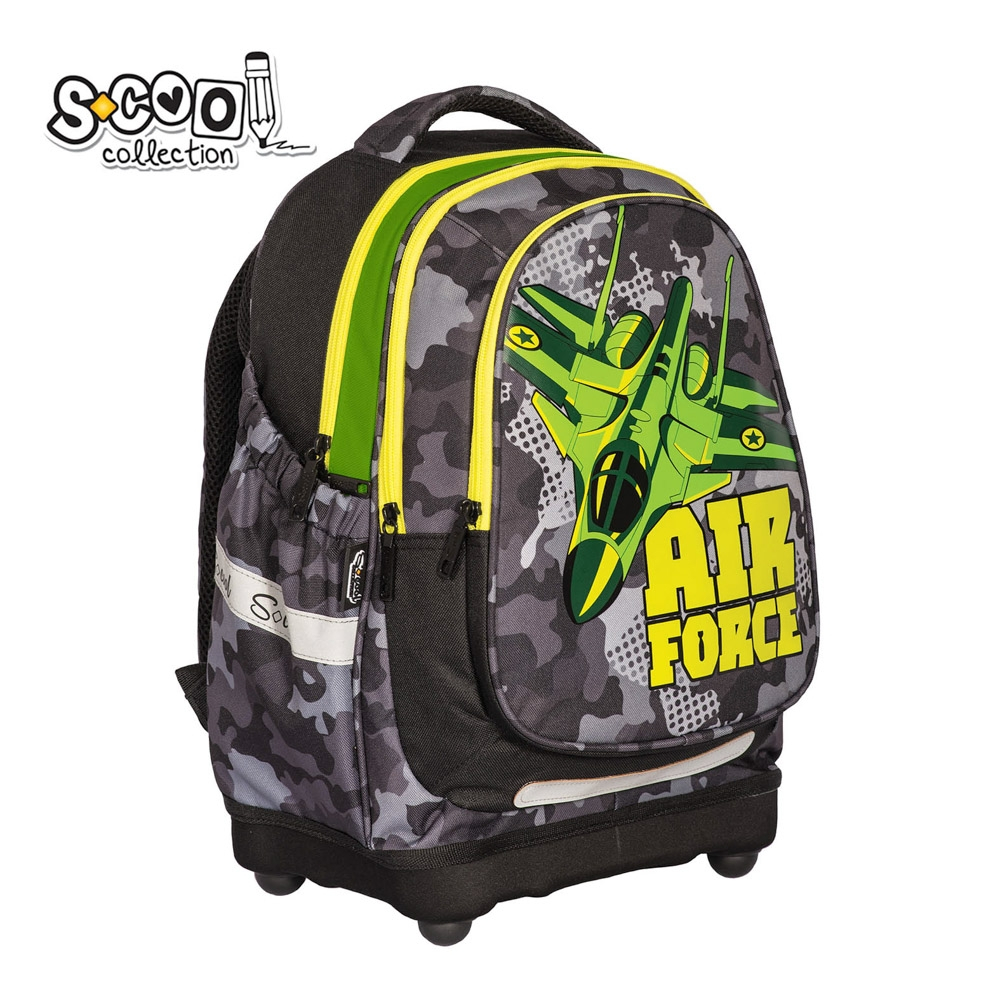 Ghiozdan anatomic AIR FORCE, 38x39x19.5 cm - S-COOL [2]