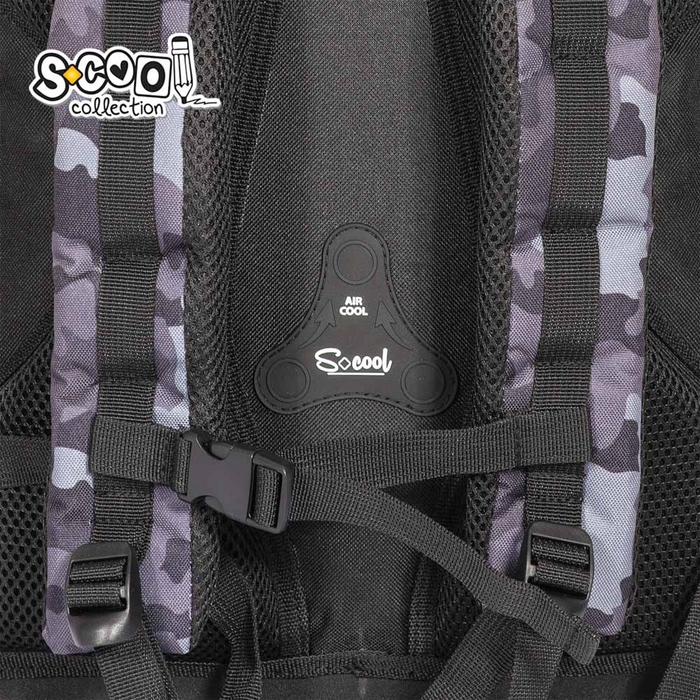 Ghiozdan anatomic AIR FORCE, 38x39x19.5 cm - S-COOL [9]