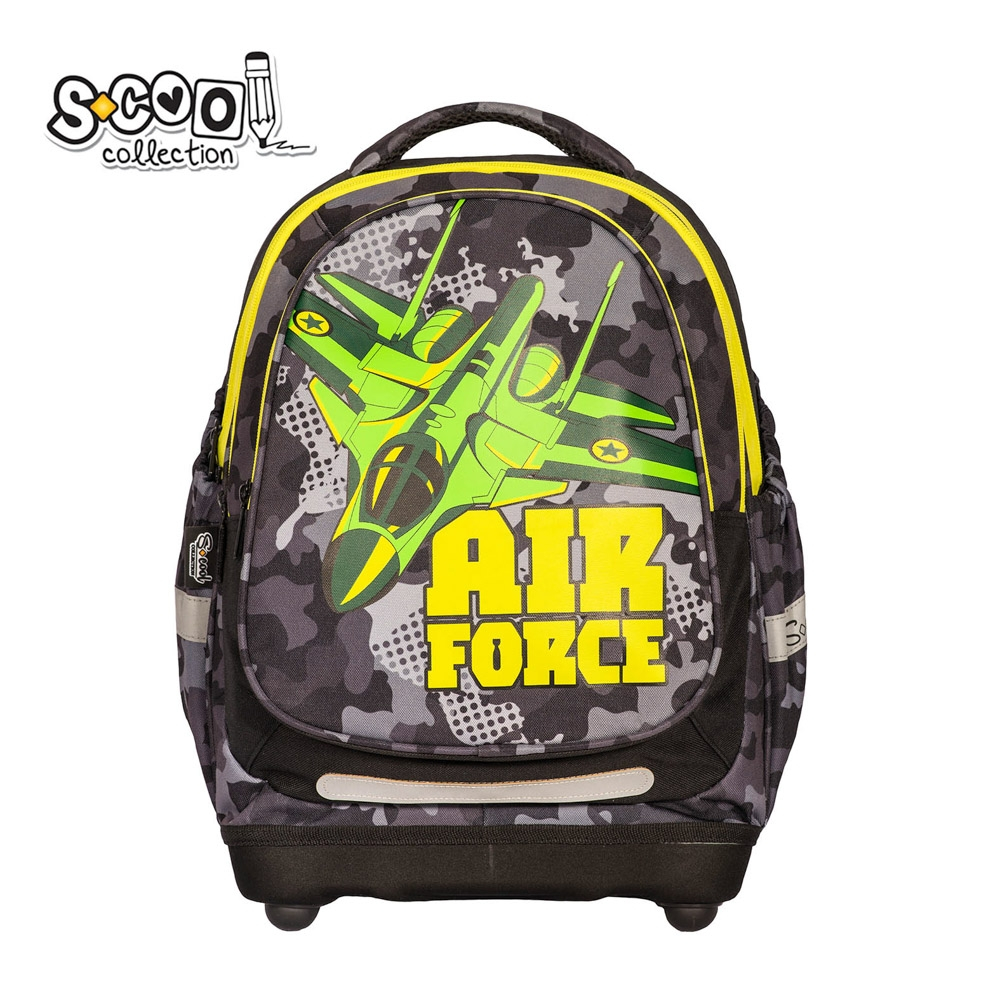 Ghiozdan anatomic AIR FORCE, 38x39x19.5 cm - S-COOL [1]