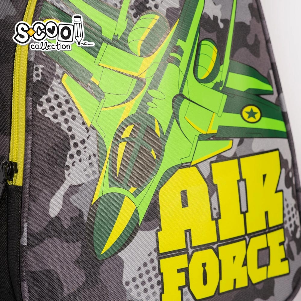 Ghiozdan anatomic AIR FORCE, 38x39x19.5 cm - S-COOL [6]