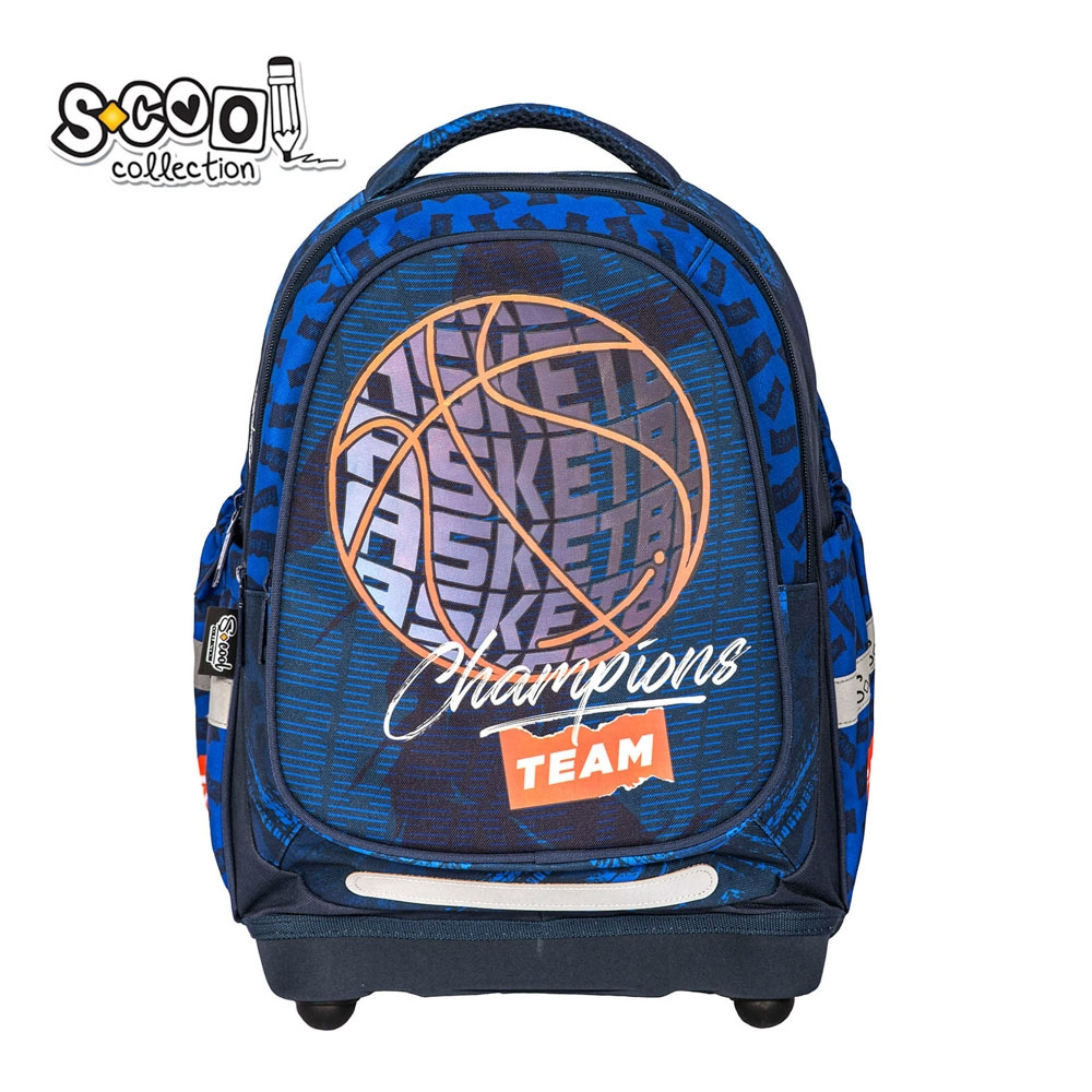 Ghiozdan anatomic BASKETBALL, 38x39x19.5 cm - S-COOL [1]