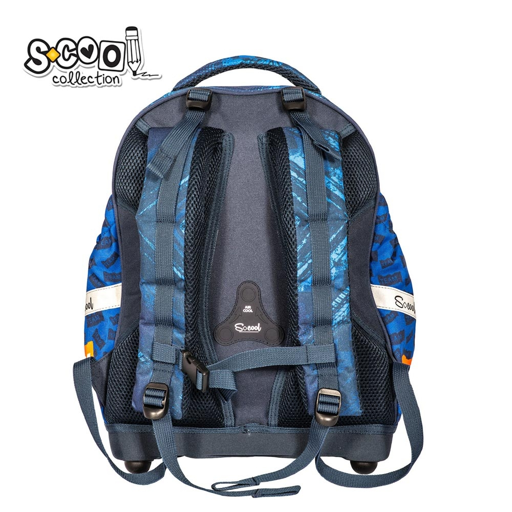 Ghiozdan anatomic BASKETBALL, 38x39x19.5 cm - S-COOL [4]