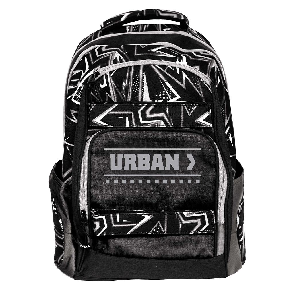 Ghiozdan anatomic compartiment laptop, URBAN BLACK LINES, 46x31x16 cm - S-COOL [1]