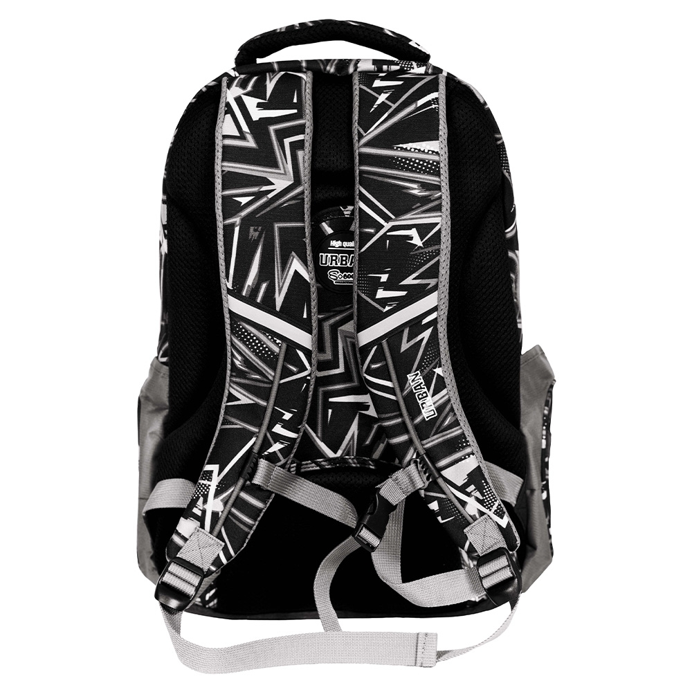 Ghiozdan anatomic compartiment laptop, URBAN BLACK LINES, 46x31x16 cm - S-COOL [3]