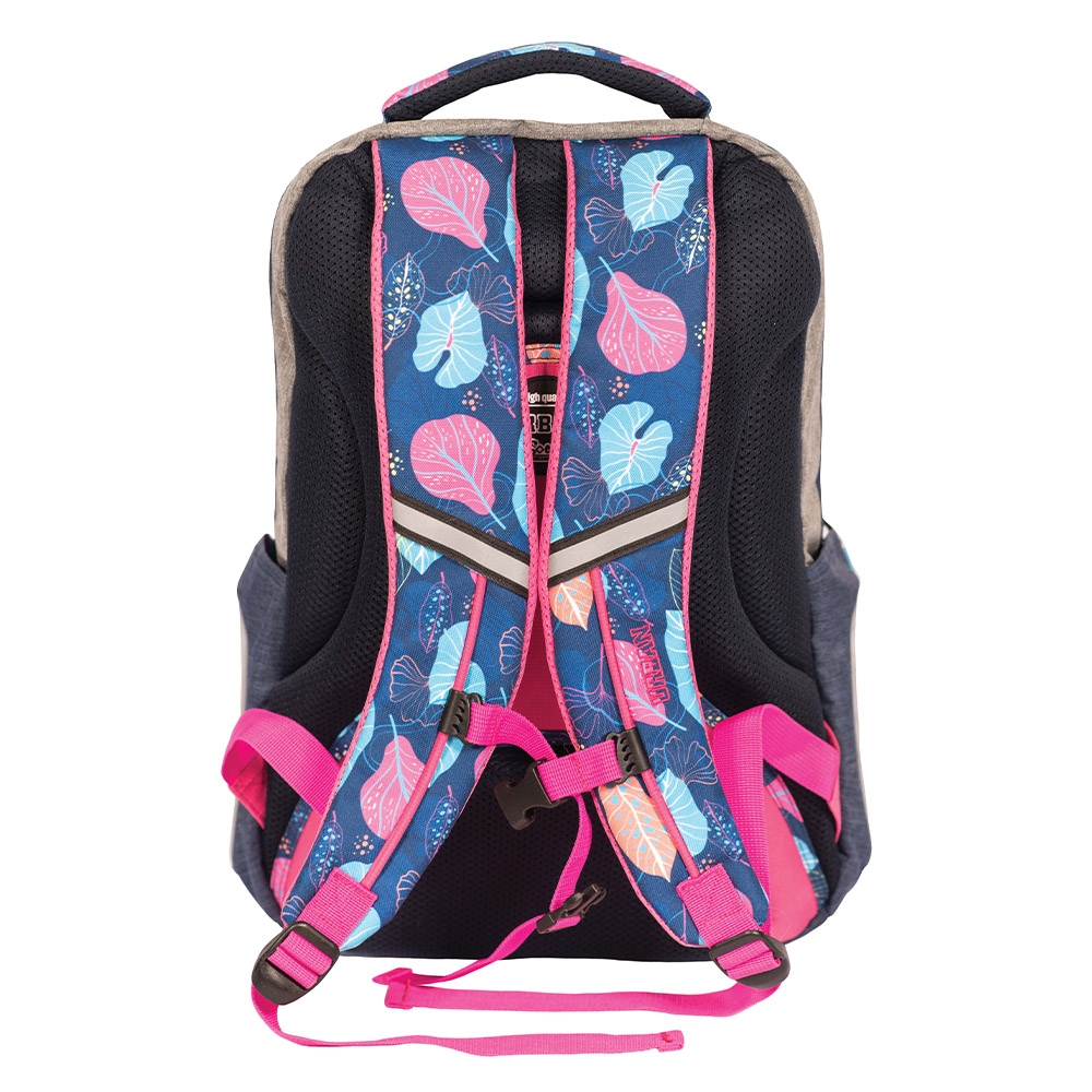 Ghiozdan anatomic compartiment laptop, URBAN FLOWERS, 46x31x16 cm - S-COOL [3]