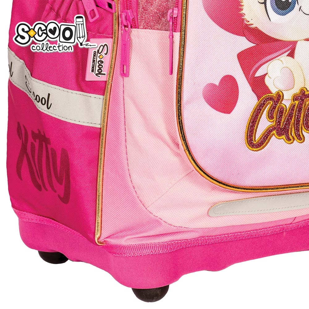 Ghiozdan anatomic CUTE KITTY, 38x39x19.5 cm - S-COOL [6]