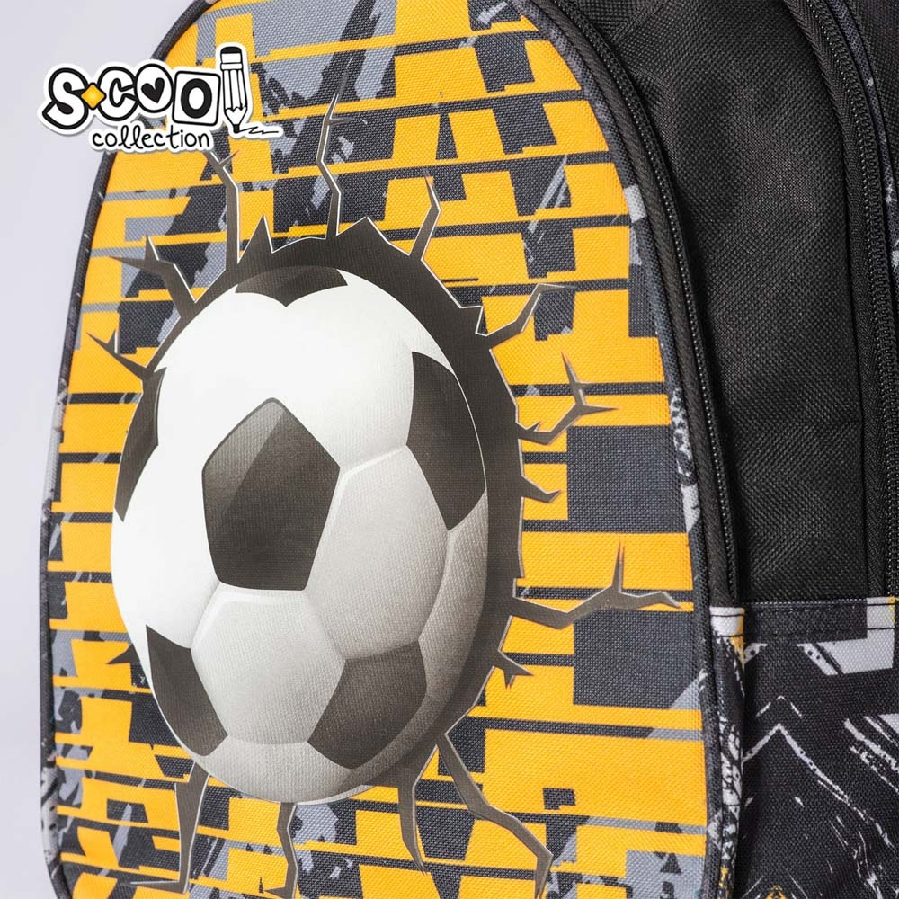 Ghiozdan anatomic FOOTBALL, 38x39x19.5 cm - S-COOL [6]