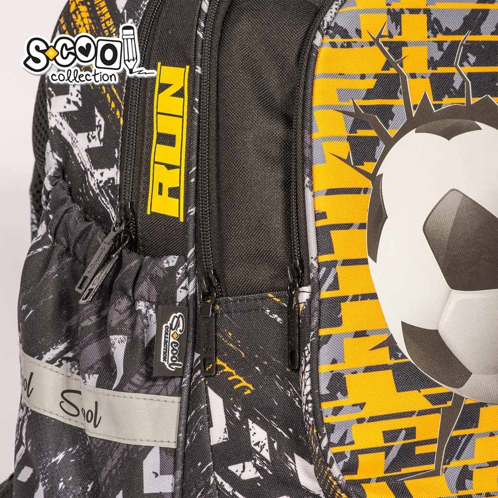 Ghiozdan anatomic FOOTBALL, 38x39x19.5 cm - S-COOL [10]
