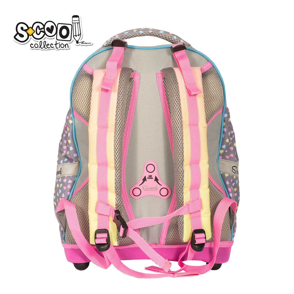 Ghiozdan anatomic HAPPINESS, 38x39x19.5 cm - S-COOL [4]
