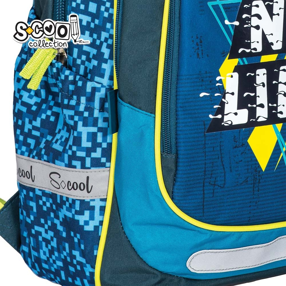 Ghiozdan anatomic LIGHT NO LIMIT, 41x28x21 cm S-COOL [10]