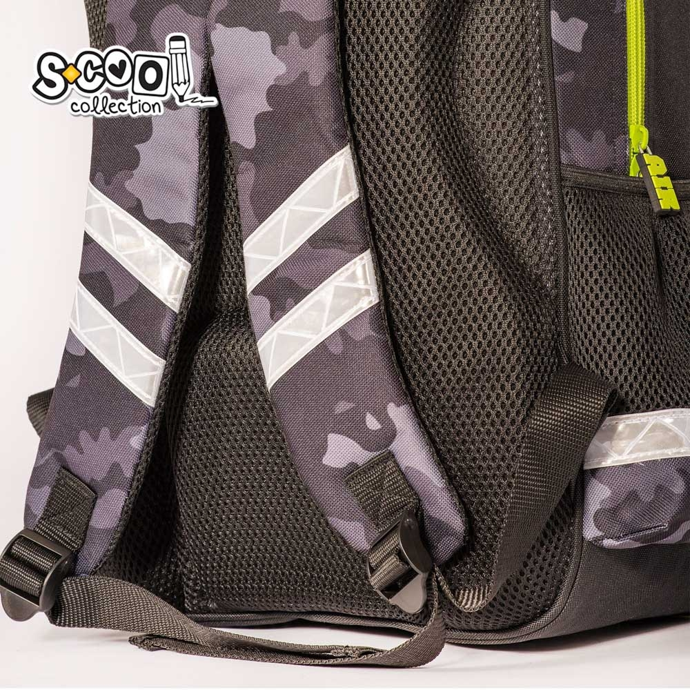 Ghiozdan ergonomic AIR FORCE, 40.5x29x13.5 cm - S-COOL [6]