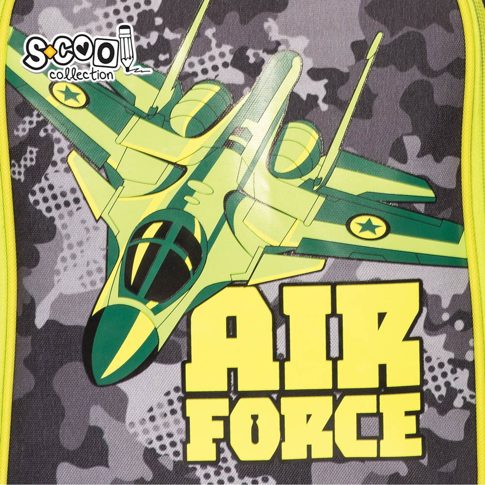 Ghiozdan ergonomic AIR FORCE, 40.5x29x13.5 cm - S-COOL [9]