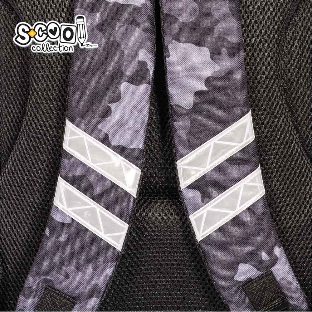 Ghiozdan ergonomic AIR FORCE, 40.5x29x13.5 cm - S-COOL [8]