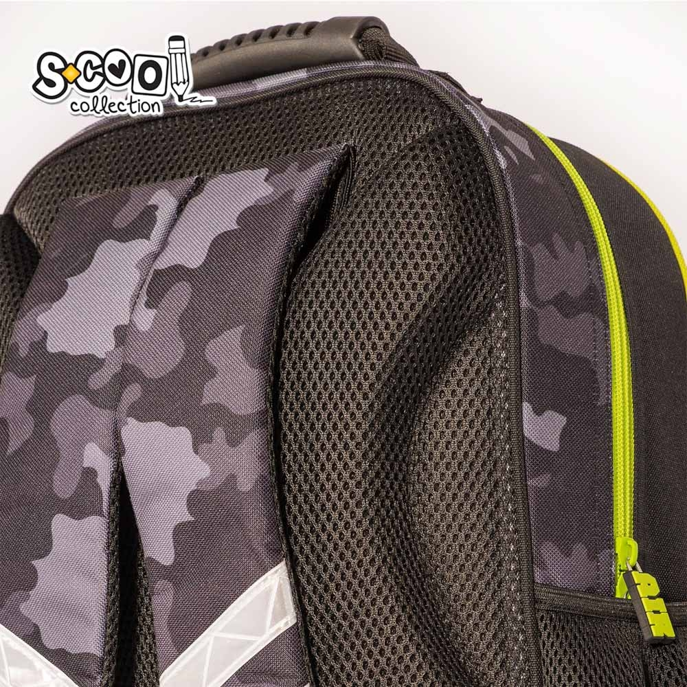 Ghiozdan ergonomic AIR FORCE, 40.5x29x13.5 cm - S-COOL [7]