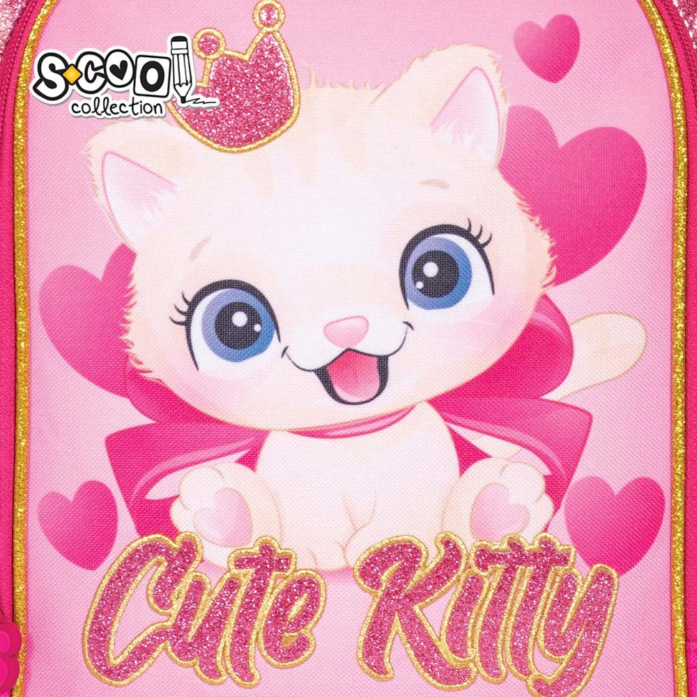 Ghiozdan ergonomic CUTE KITTY, 40.5x29x13.5 cm - S-COOL [11]