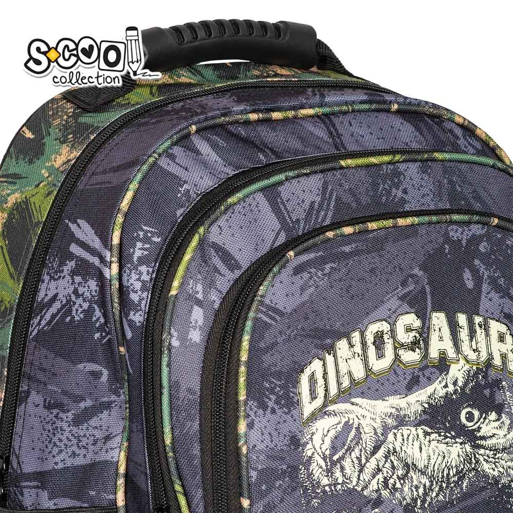 Ghiozdan ergonomic DINO, 40.5x29x13.5 cm - S-COOL [10]
