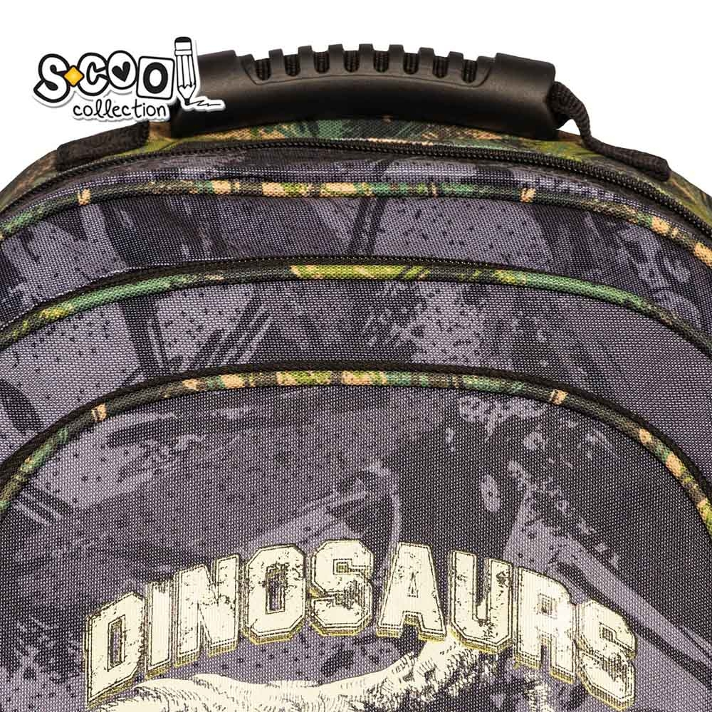Ghiozdan ergonomic DINO, 40.5x29x13.5 cm - S-COOL [11]
