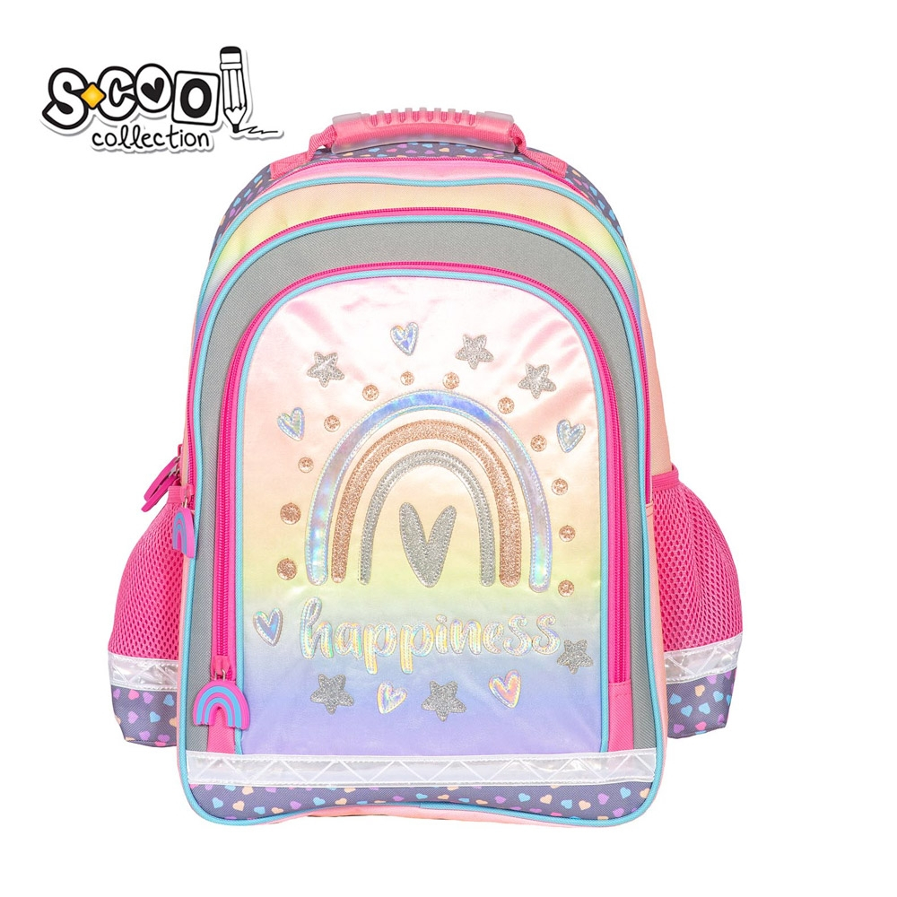 Ghiozdan ergonomic HAPPINESS, 40.5x29x13.5 cm - S-COOL [1]