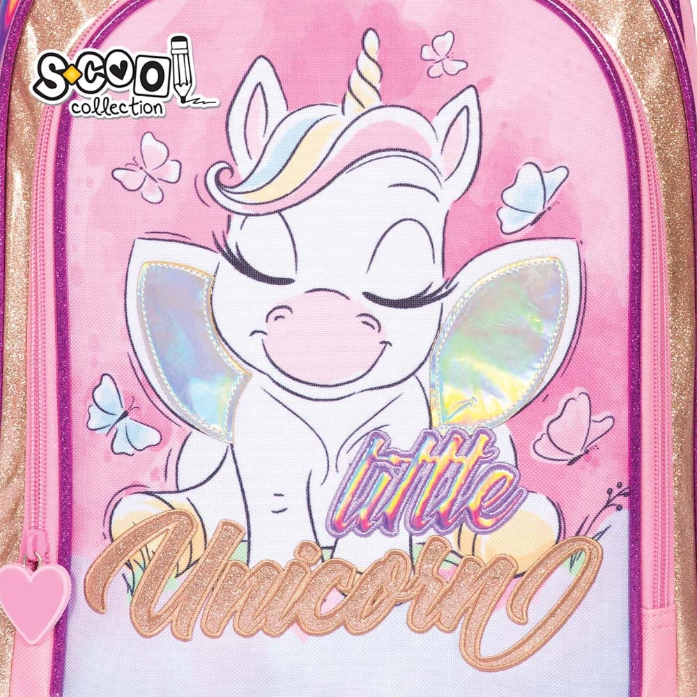 Ghiozdan ergonomic LITTLE UNICORN, 40.5x29x13.5 cm - S-COOL [14]
