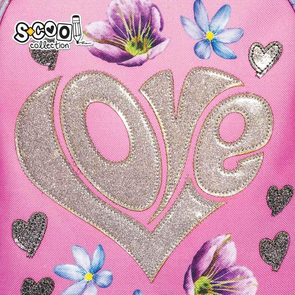 Ghiozdan ergonomic LOVE, 40.5x29x13.5 cm - S-COOL [13]