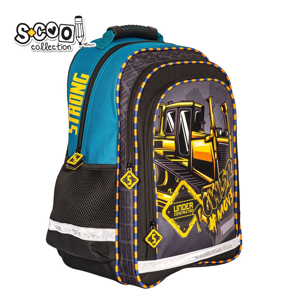 Ghiozdan ergonomic POWER, 40.5x29x13.5 cm - S-COOL [2]