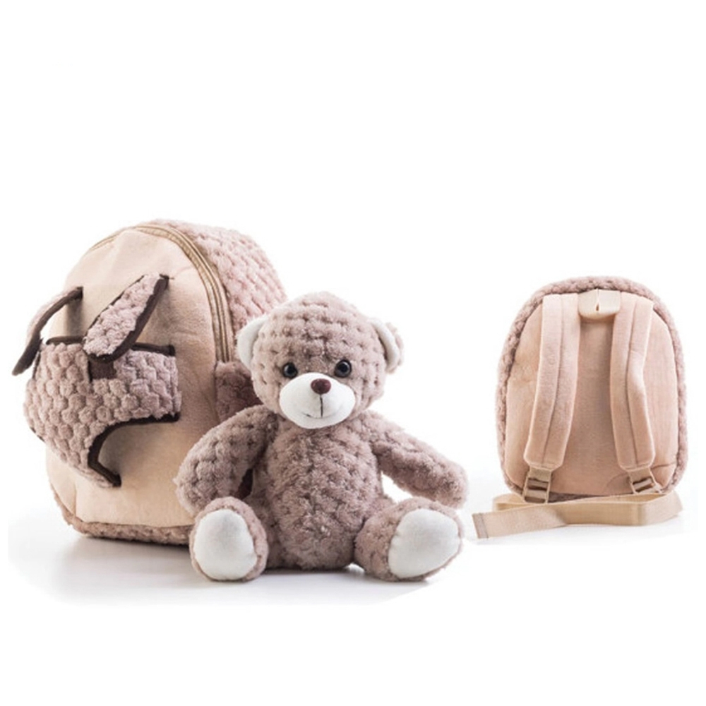 Ghiozdan gradinita BABY ANIMALS, BROWN BEAR, 23x8x28 cm - S-COOL [3]