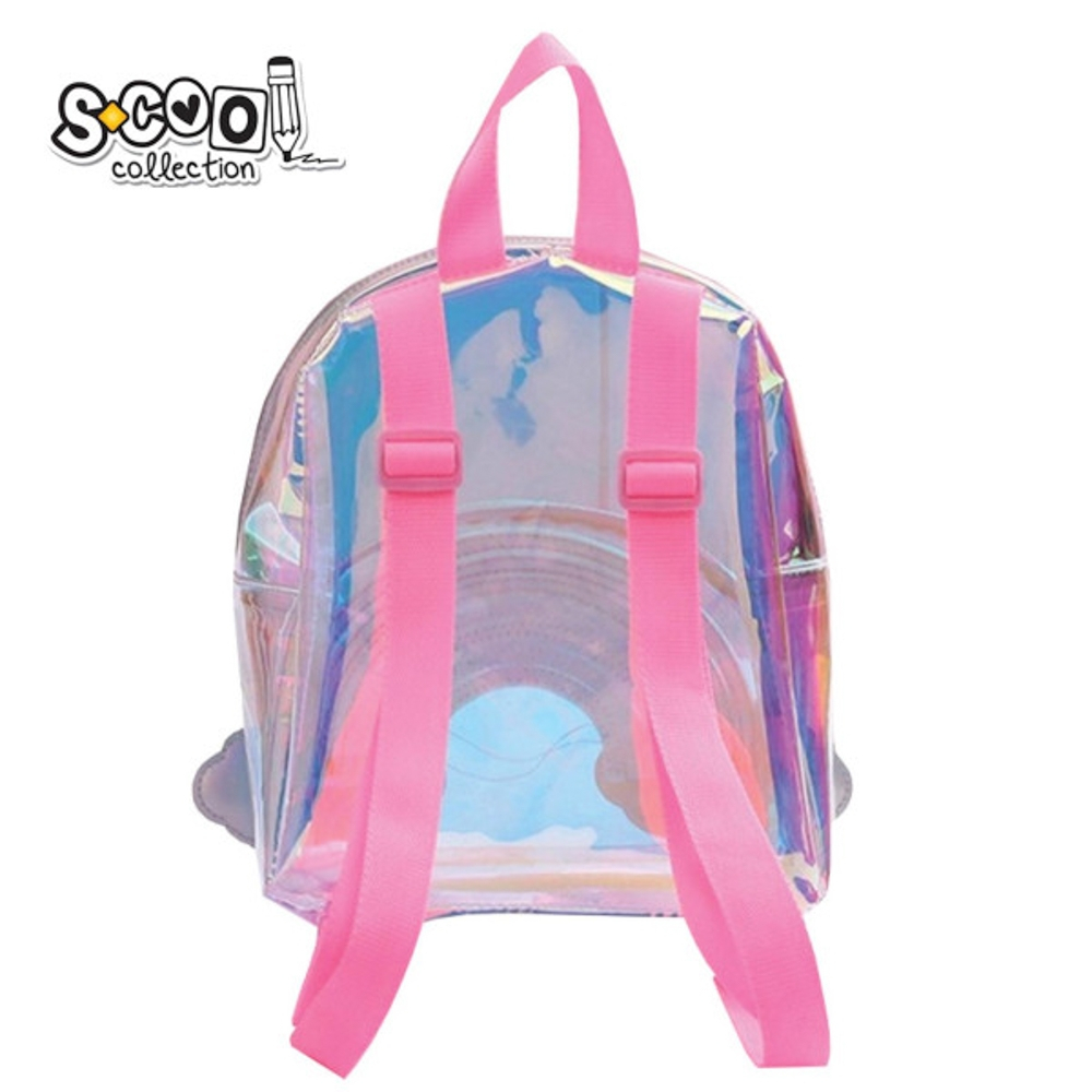 Ghiozdan gradinita transparent RAINBOW, 20x26x13 cm - S-COOL [3]