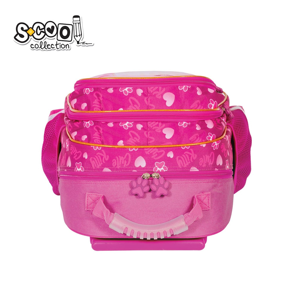 Ghiozdan trolley CUTE KITTY, 38x29x14 cm - S-COOL [5]