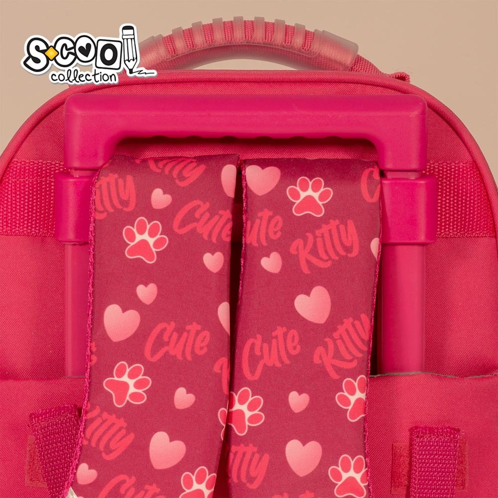 Ghiozdan trolley CUTE KITTY, 38x29x14 cm - S-COOL [9]