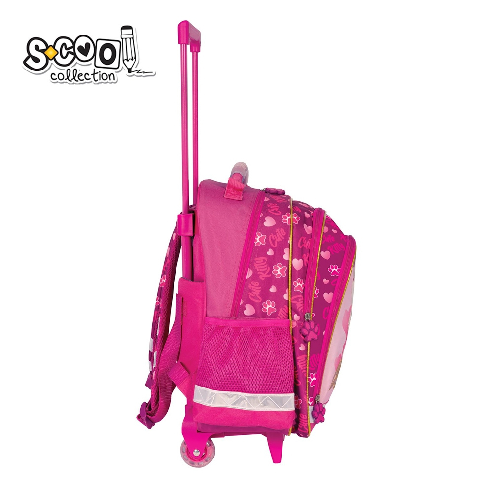 Ghiozdan trolley CUTE KITTY, 38x29x14 cm - S-COOL [3]