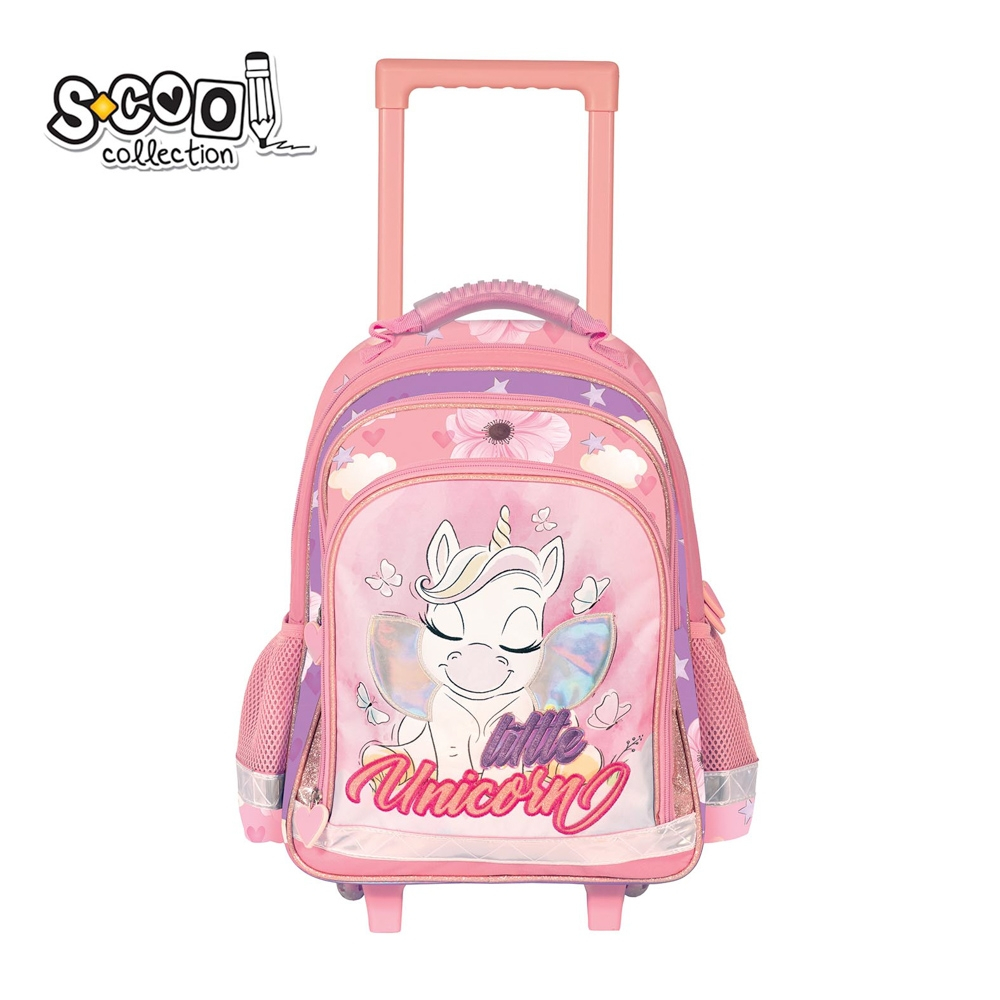 Ghiozdan trolley LITTLE UNICORN, 38x29x14 cm - S-COOL [1]