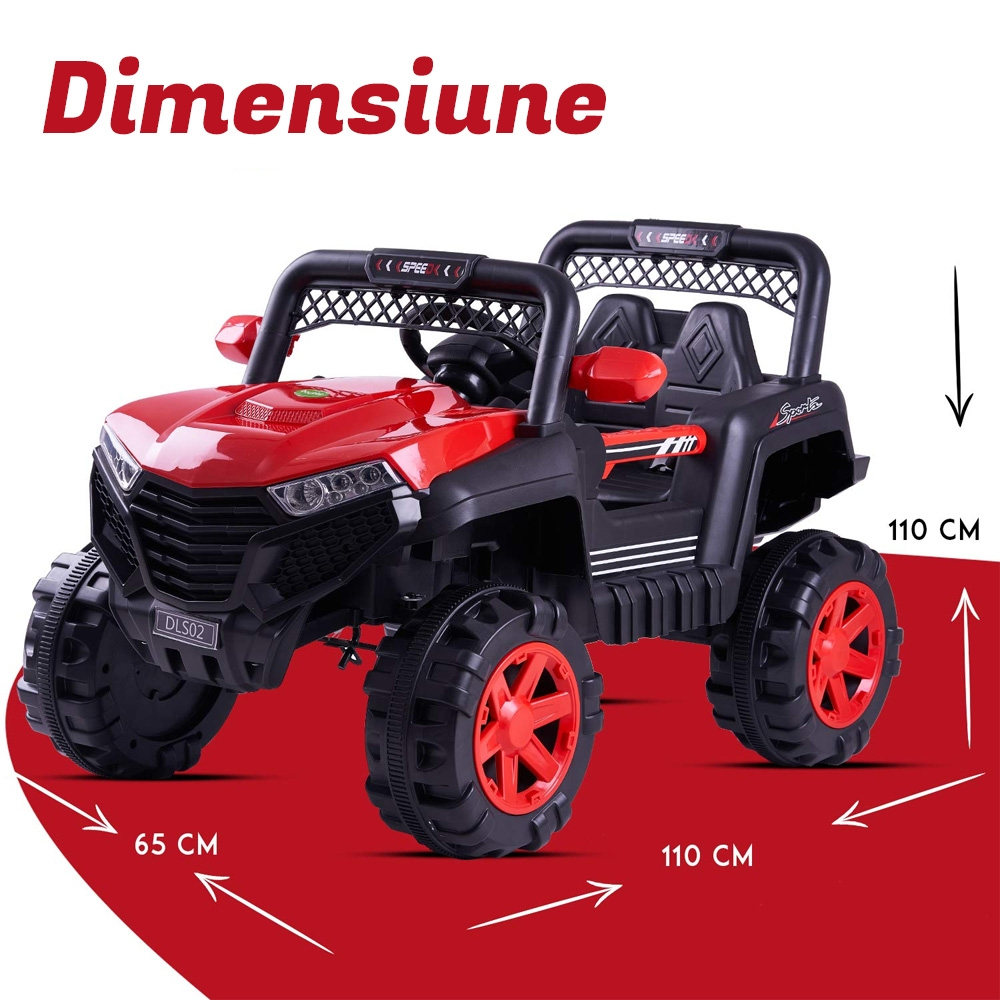 Jeep cu acumulator, 2 motoare, 12V, 7A [8]