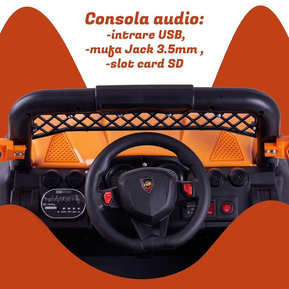 Jeep cu acumulator, 2 motoare, 12V, 7A [6]