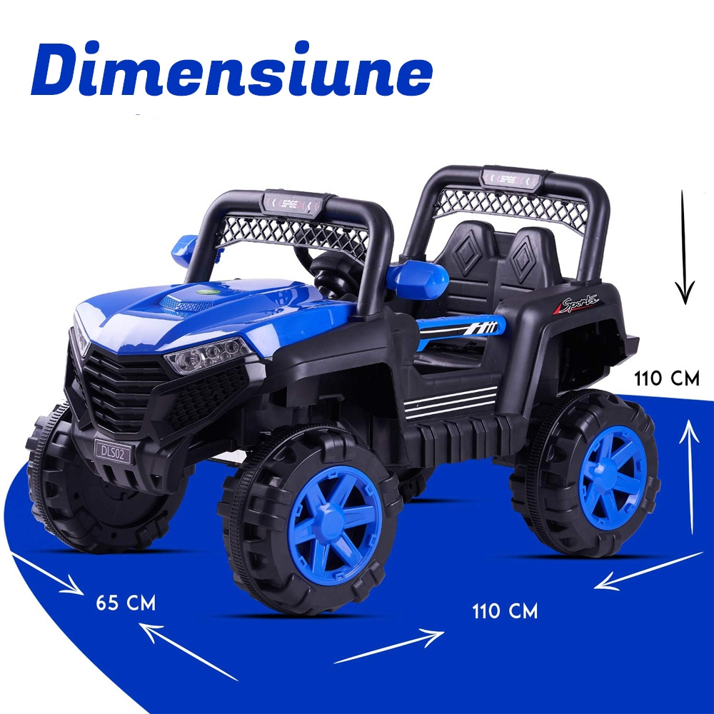 Jeep cu acumulator, 2 motoare, 12V, 7A [10]