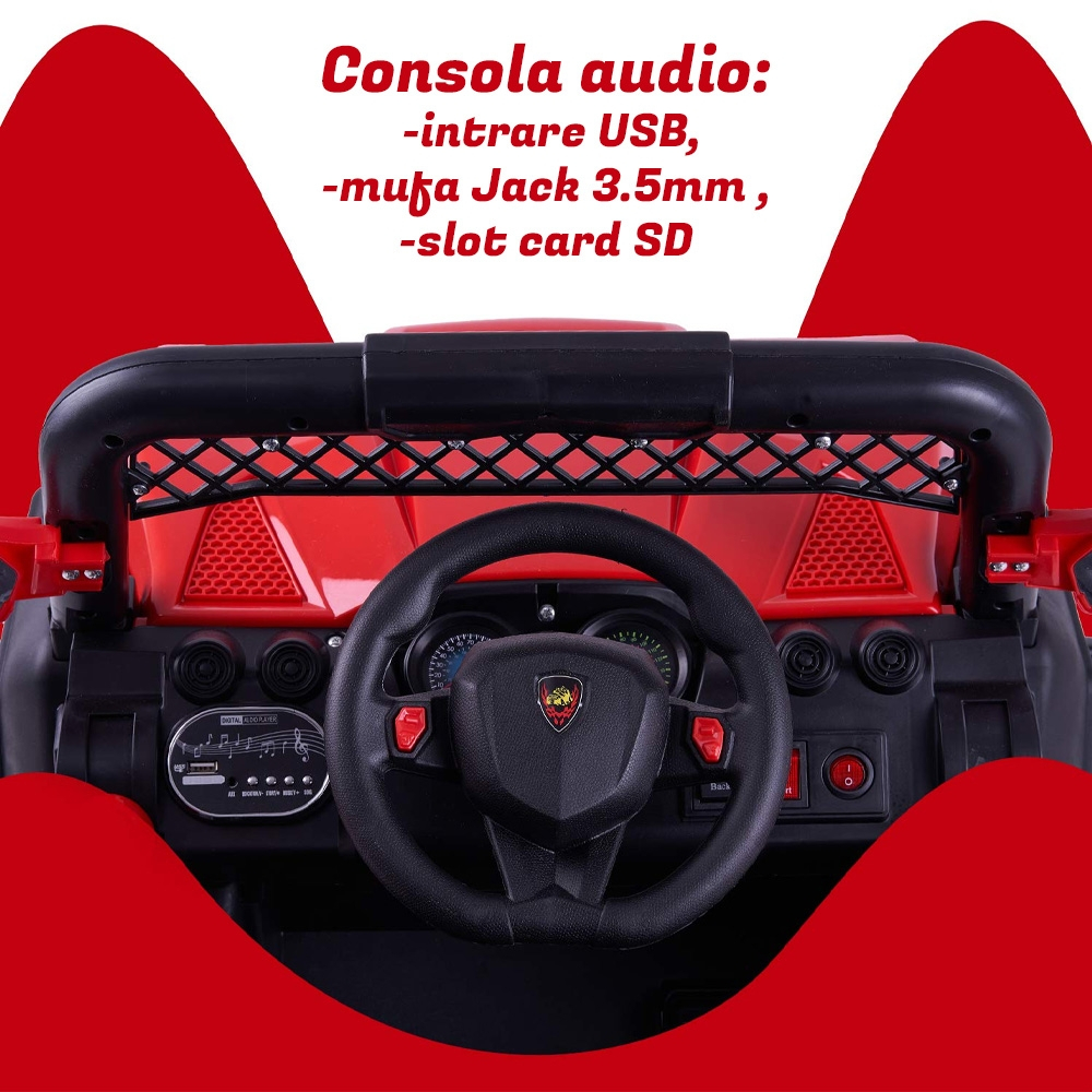 Jeep cu acumulator, 2 motoare, 12V, 7A [5]