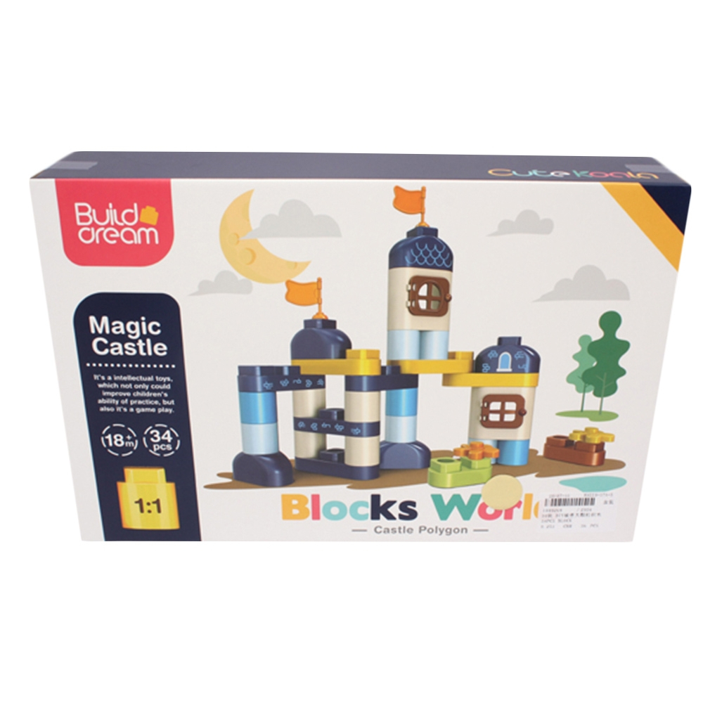 Joc constructii, Castelul magic, 34 piese maxi [1]