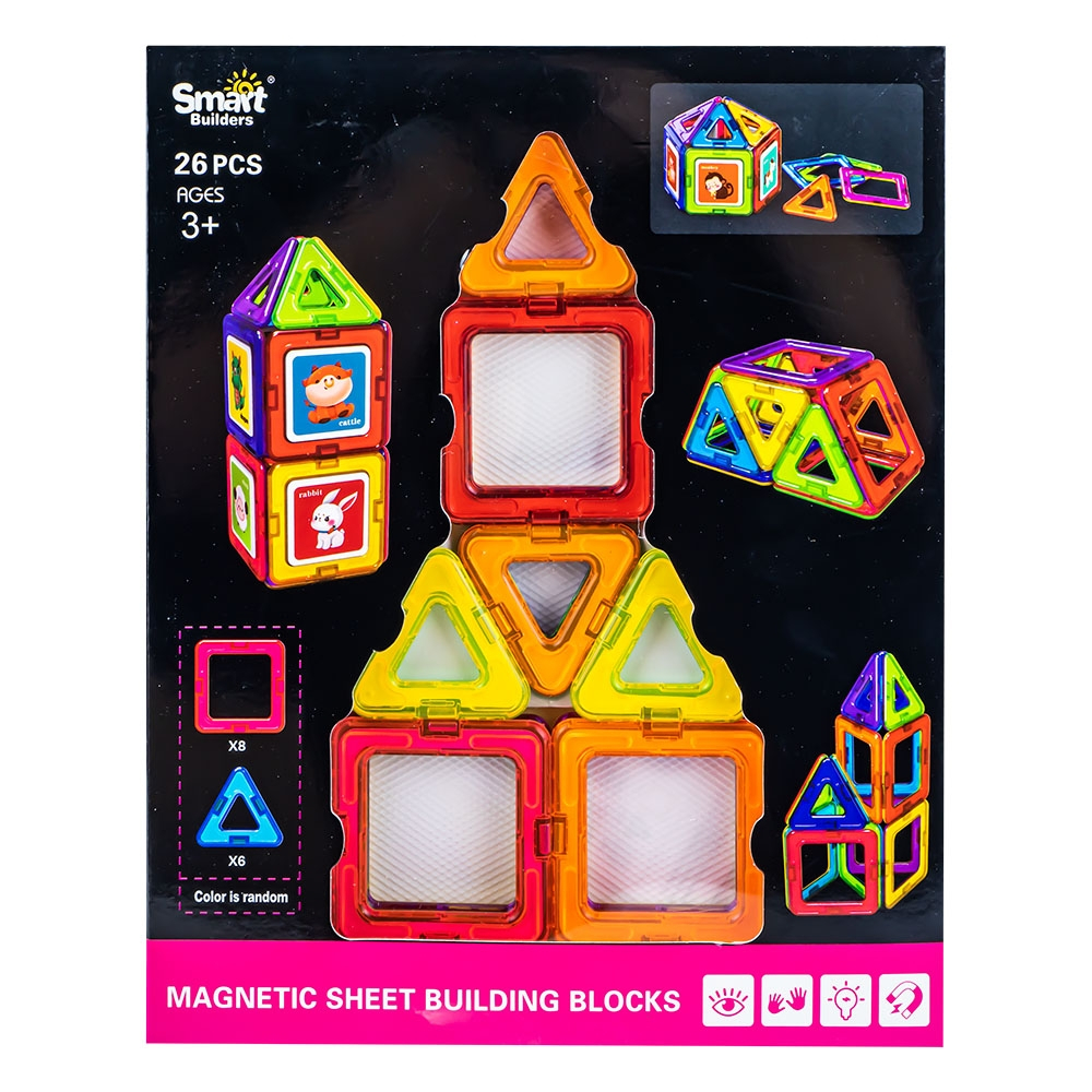 Joc constructii magnetic, 26 piese [4]