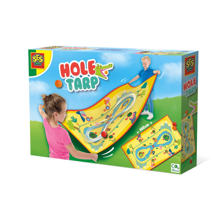 Joc pentru copii cu harta din prelata si mingi cu apa [1]