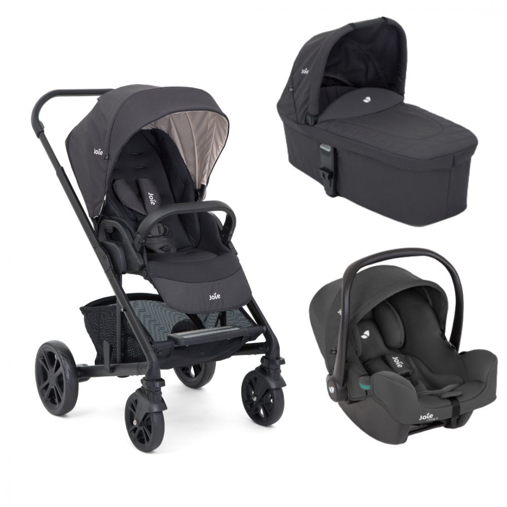 Joie - Carucior pentru copii multifunctional 3 in 1 Chrome Ember  (Carucior Chrome Ember + Landou Chrome Ember + scoica i-Snug Ember) [1]