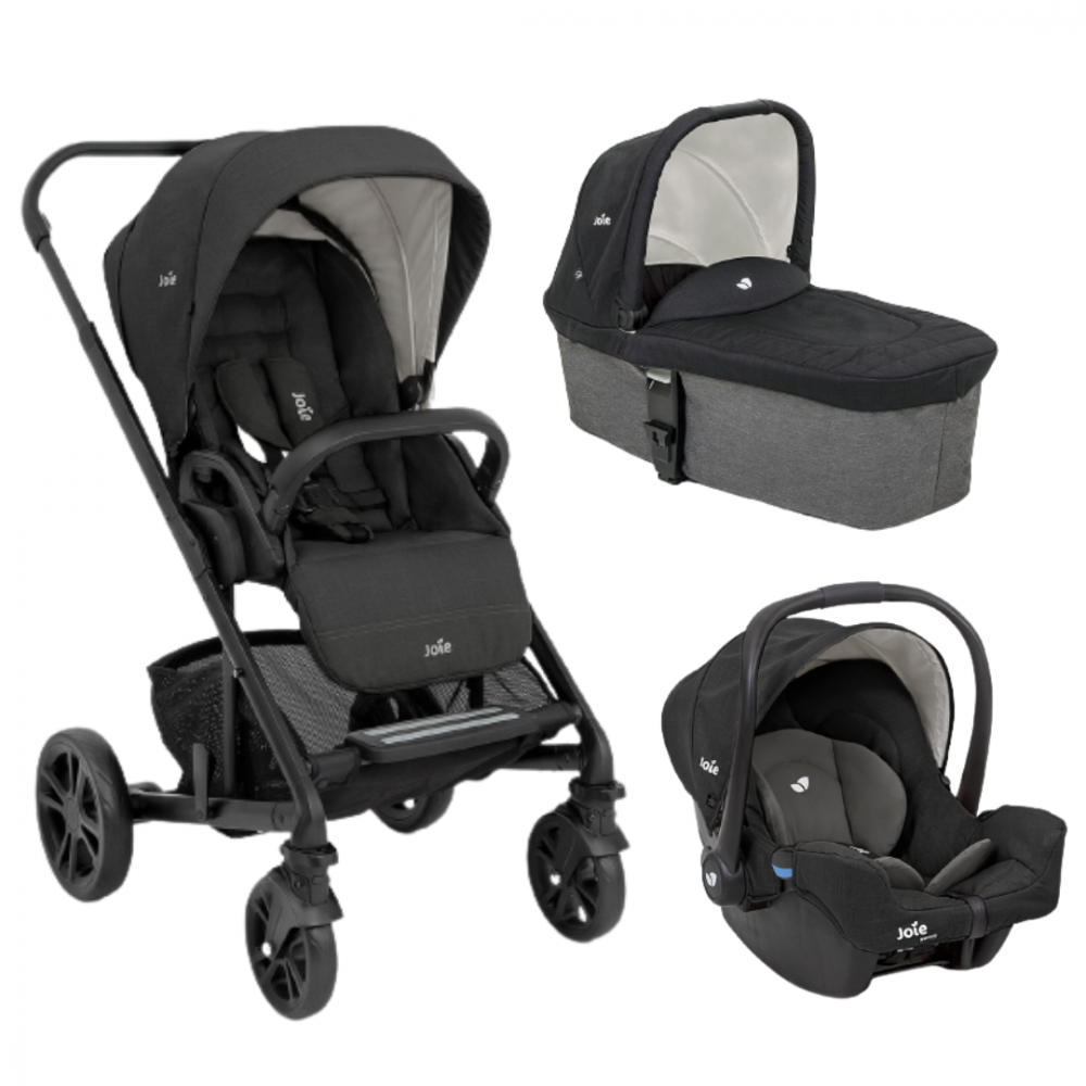 Joie - Carucior pentru copii multifunctional 3 in 1 Chrome Shale (Carucior Chrome Shale+ Landou Shale+ scoica Gemm Shale) [1]