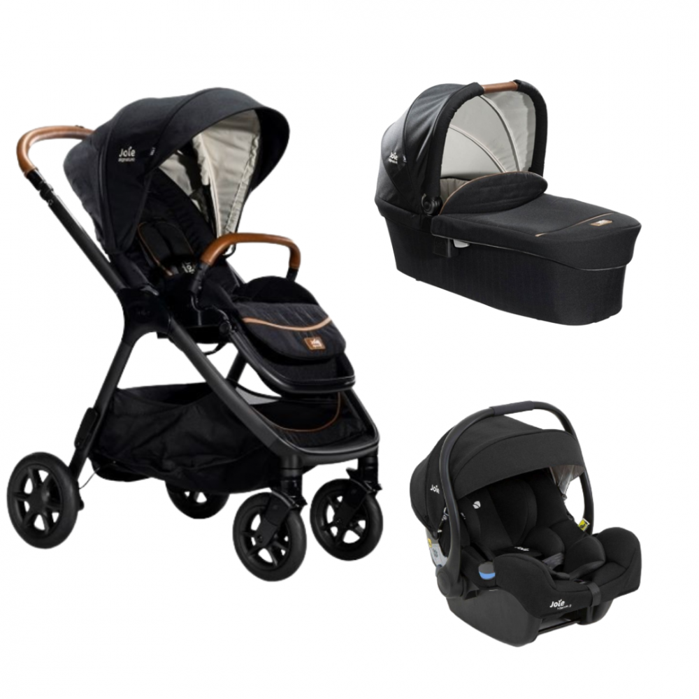Joie - Carucior pentru copii multifunctional 3 in 1 Finiti Siganture Eclipse (Carucior Finiti Eclipse+ Landou Ramble Eclipse + Scoica i-Gemm Eclipse) [1]