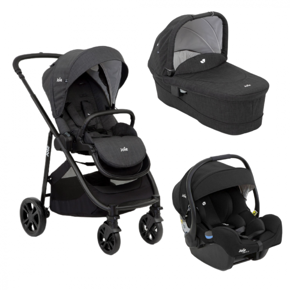 Joie - Carucior pentru copii multifunctional 3 in 1 Versatrax Pavement/i-Gemm Eclipse (Carucior Versatrax Pavement+ Landou Ramble Pavement+ Scoica i-Gemm Eclipse) [1]
