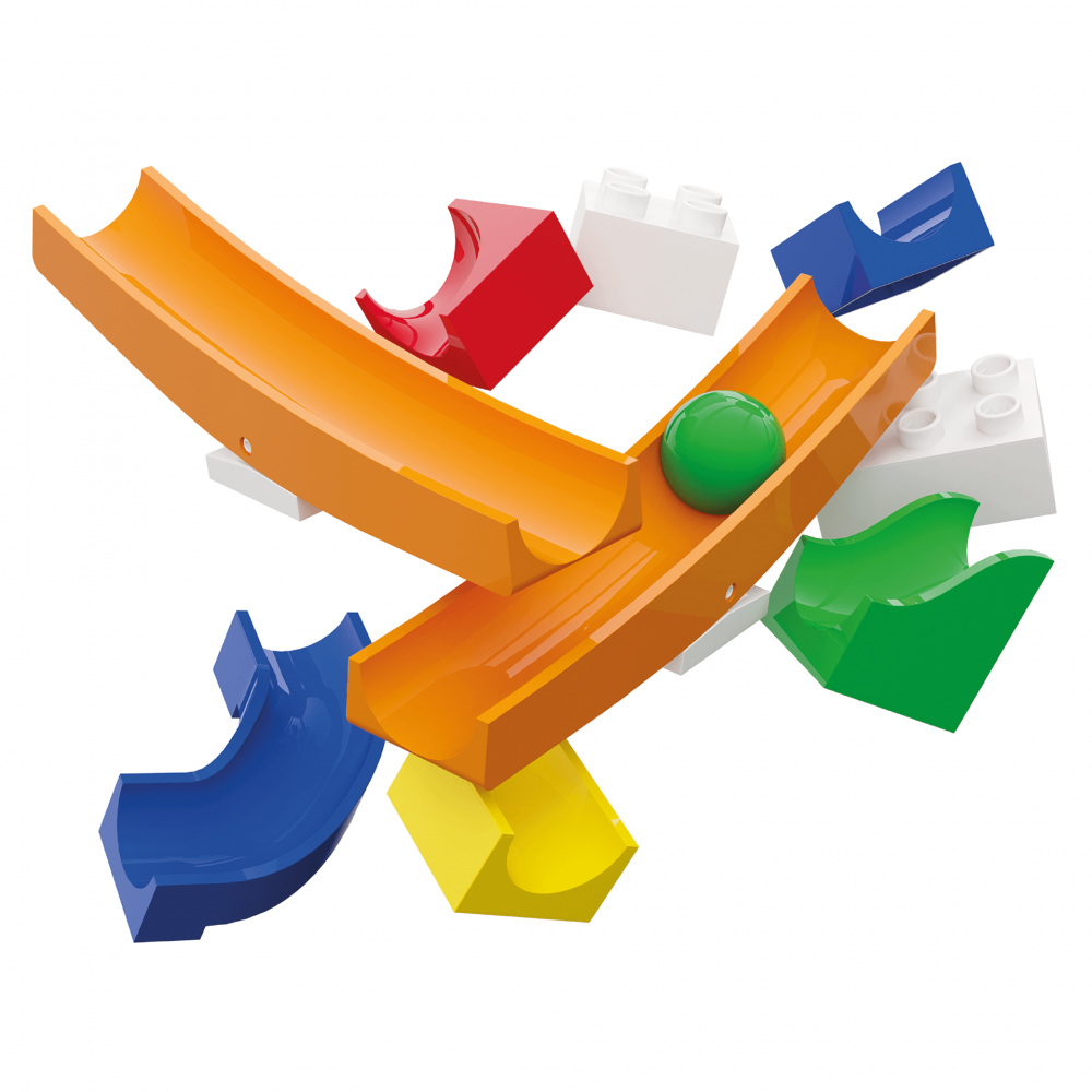 Jucarie copii Marble Run Hubelino - extensie balansoar (45 piese) [3]