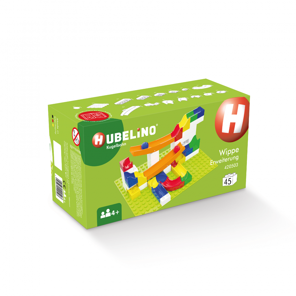 Jucarie copii Marble Run Hubelino - extensie balansoar (45 piese) [4]