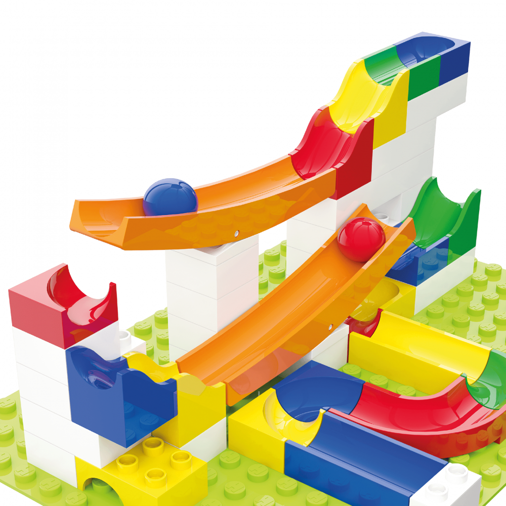Jucarie copii Marble Run Hubelino - extensie balansoar (45 piese) [1]
