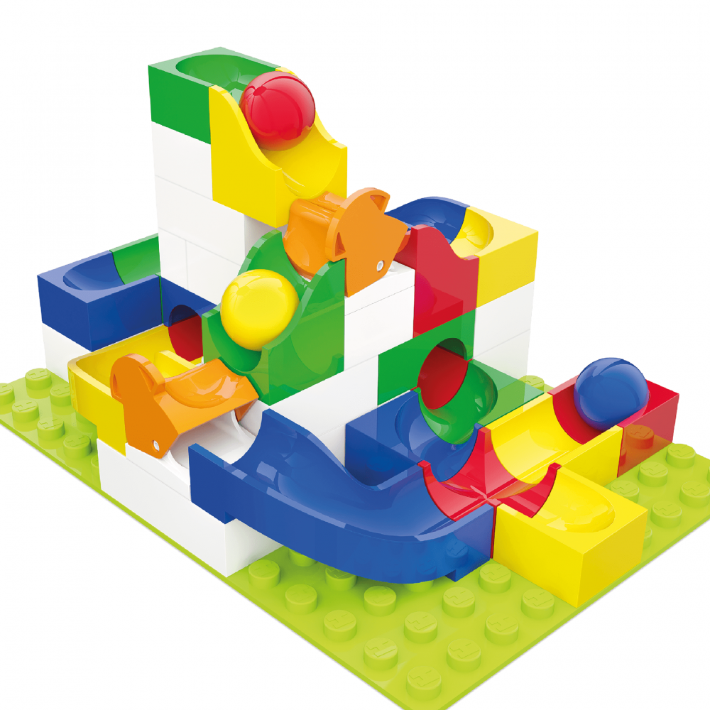 Jucarie copii Marble Run Hubelino - extensie de schimbat directia (43 piese) [1]
