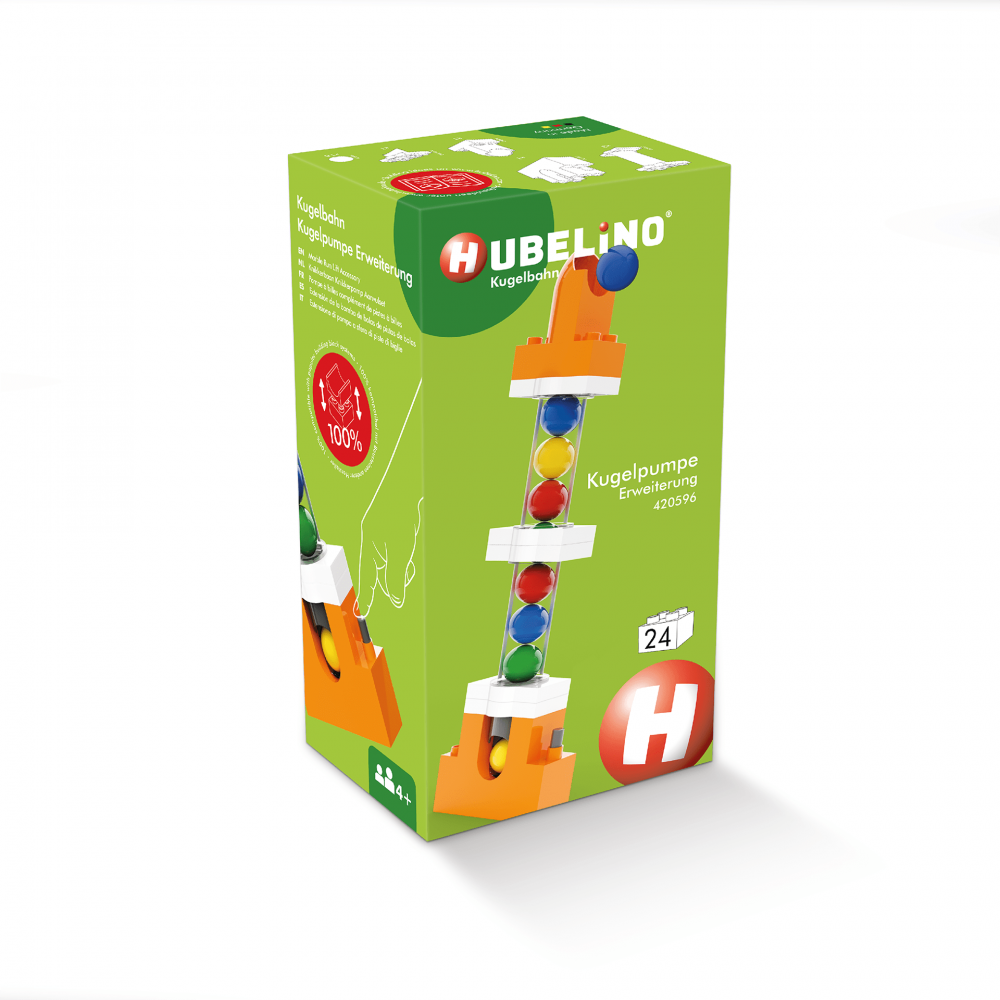 Jucarie copii Marble Run Hubelino - extensie lift pentru bile (24 piese) [6]